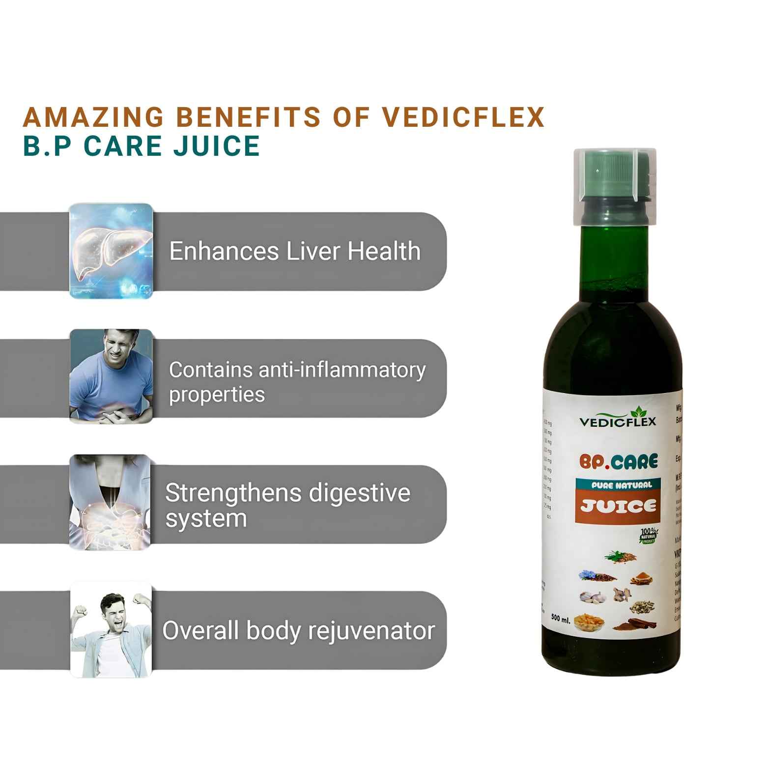 BP Care Juice – Ayurvedic Herbal Drink for Wellness