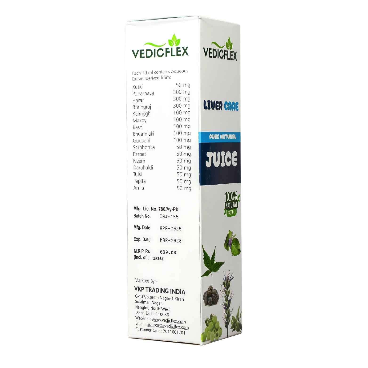 Liver Care Herbal Juice – Liver Support – VedicFlex