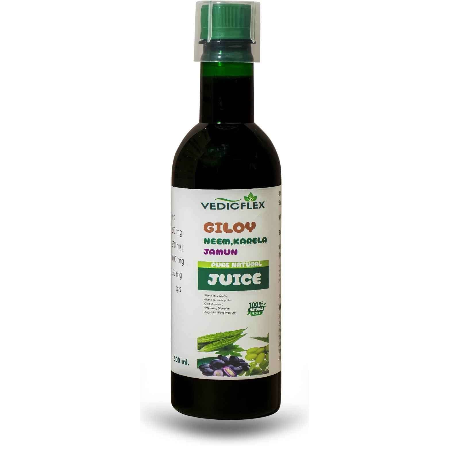Giloy Neem Karela Jamun Juice – Immunity Booster – VedicFlex