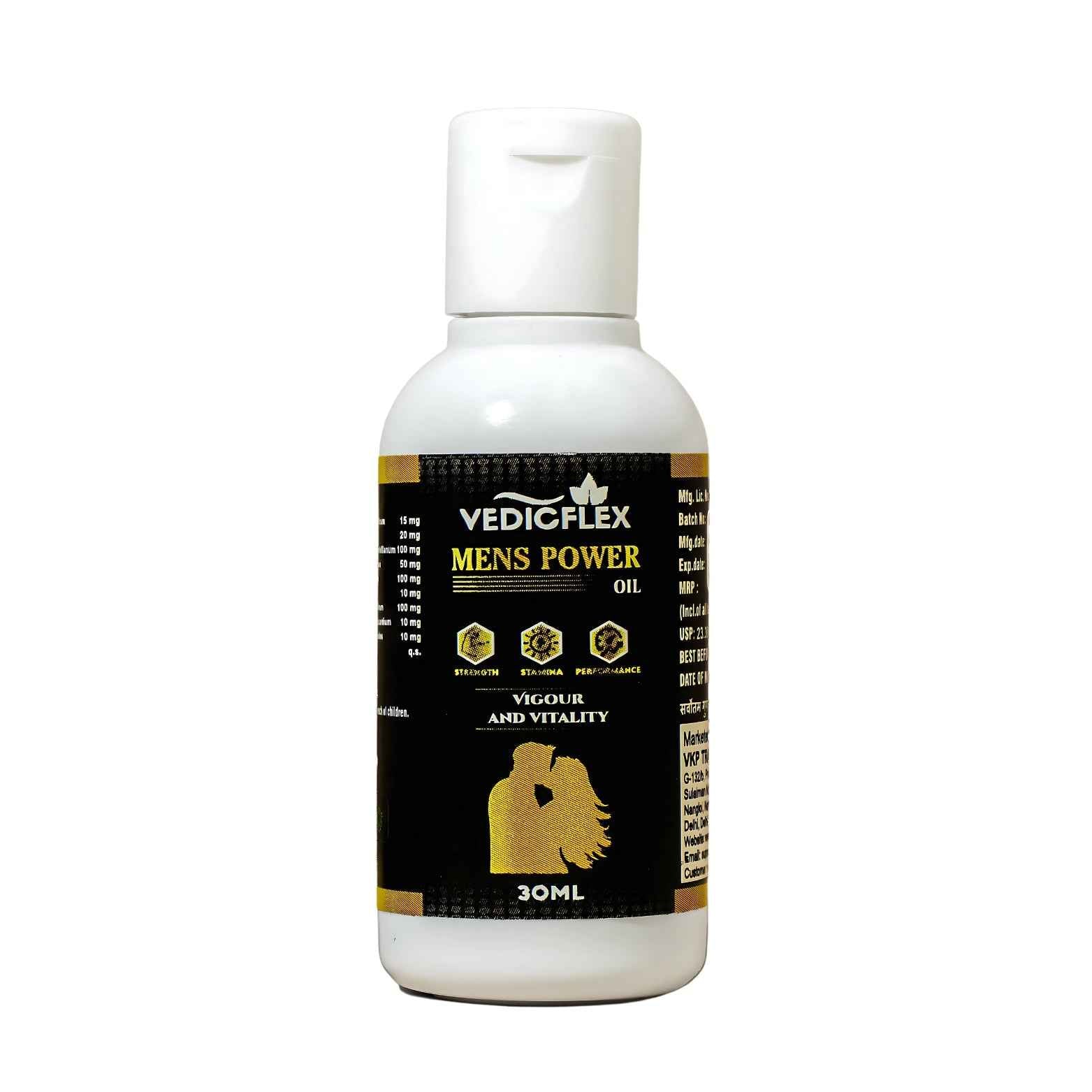 Men’s Power Oil for delay power for man 30ml - VedicFlex