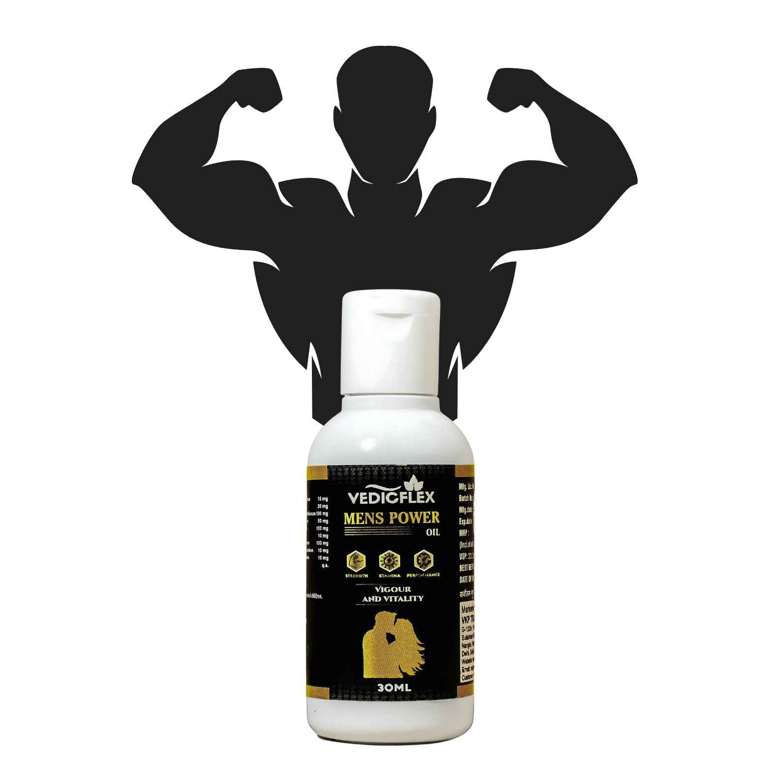 Men’s Power Oil for delay power for man 30ml - VedicFlex