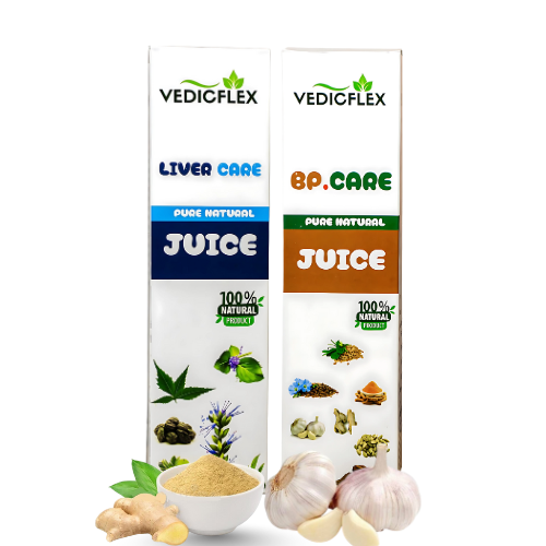 BP Care & Liver Care Combo offer – 100% Natural Herbal Juices by VedicFlex