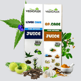 Vedicflex Liver Care & BP Care Juice with natural ingredients 